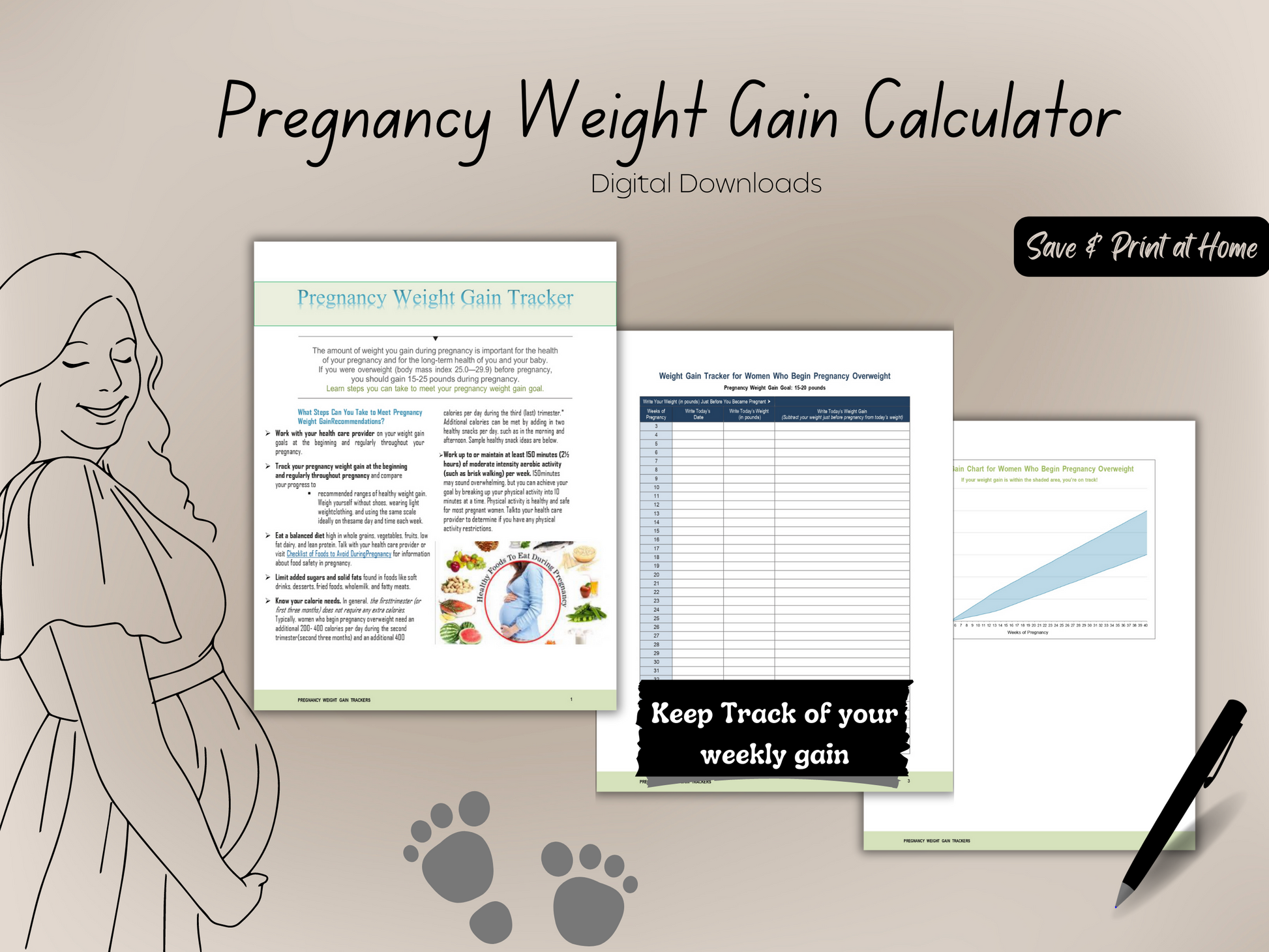 Pregnancy Weight Gain Calculator