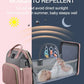 Diaper Bag with Changing Station and Folding Baby Crib