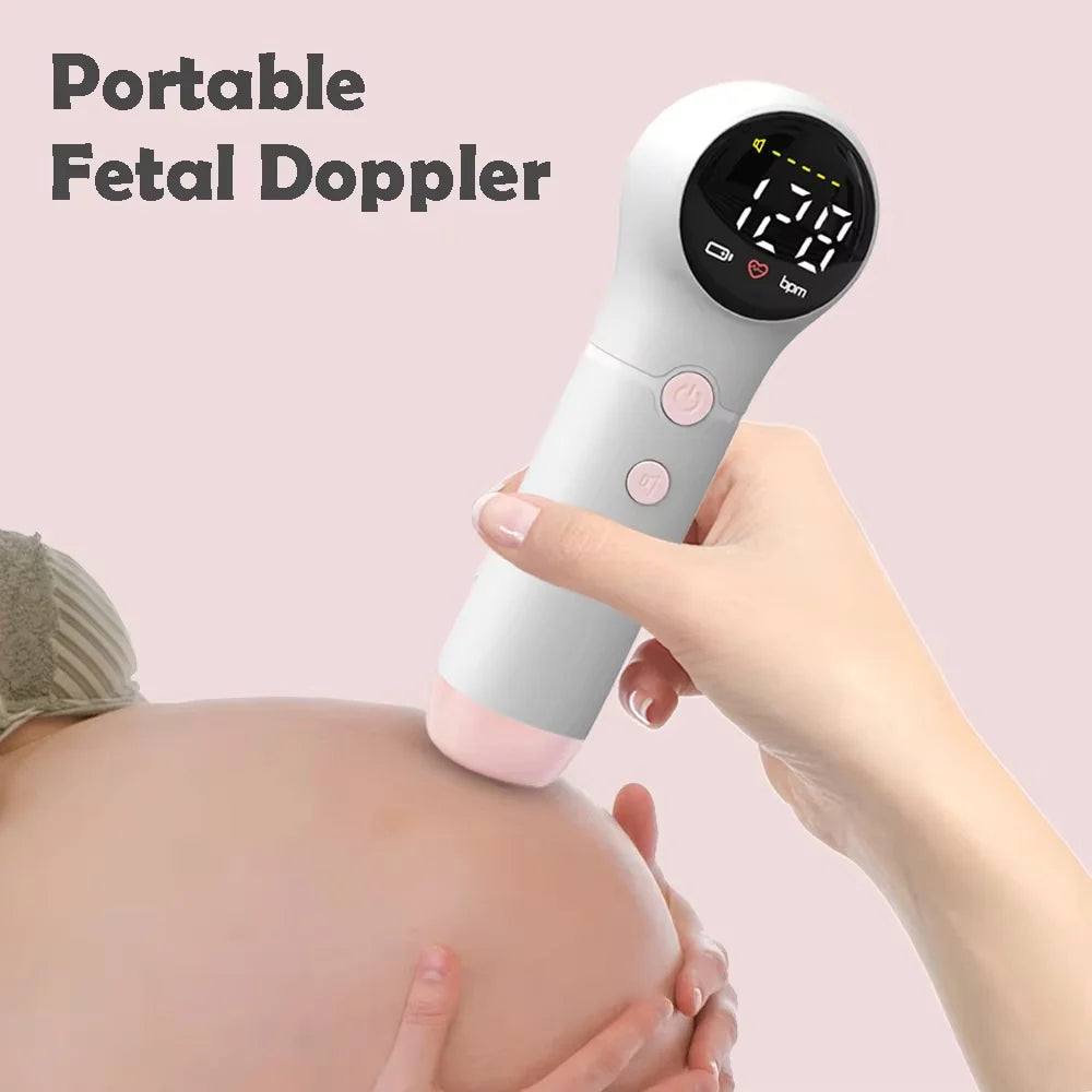Creetify Portable Fetal Doppler | At-Home Baby Heart Rate Monitor
